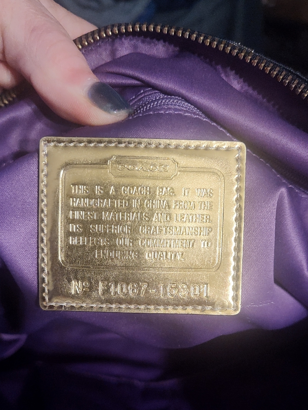 Coach Poppy 2010 Vintage Story Patch Glam Tote Retail $228 (Discountiued) - Picture 8 of 14